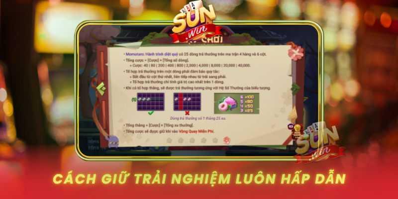 Khám Phá Game Momotaro Hành Trình Diệt Quỷ Trên SUNWIN 4 Cach Giu Trai Nghiem Luon Hap Dan