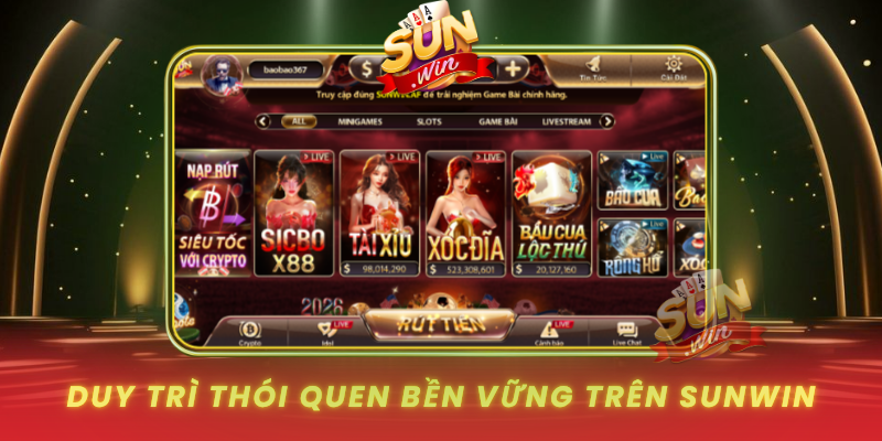 Duy Tri Thoi Quen Ben Vung Tren Sunwin