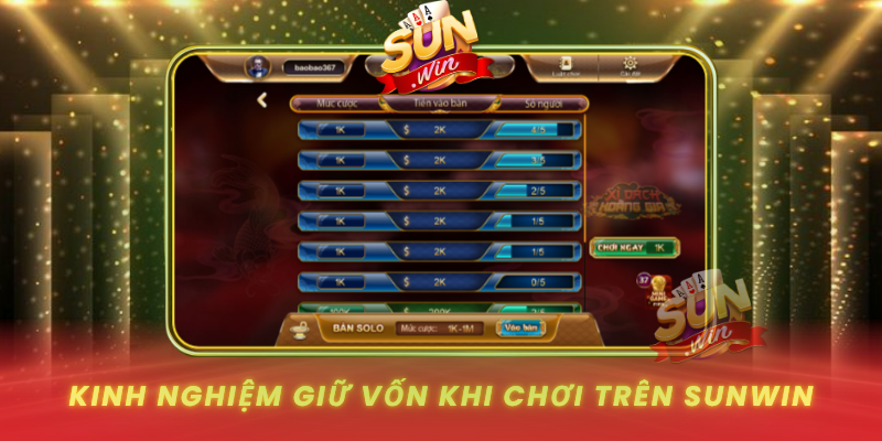 Xì Dách Hoàng Gia Tại SUNWIN – Trò Chơi May Rủi Hấp Dẫn Nhất 4 Kinh Nghiem Giu Von Khi Choi Tren Sunwin