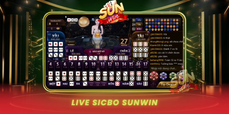 Live Sicbo SUNWIN – Trò Chơi Xúc Xắc Trực Tiếp Đỉnh Cao 1 Live Sicbo Sunwin Tro Choi Xuc Xac Truc Tiep Dinh Cao
