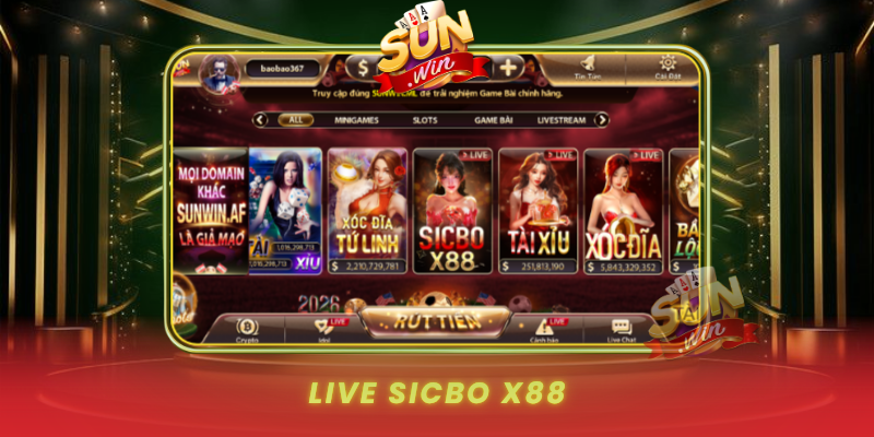 Live Sicbo X88 – Giữ Nhiệt Trải Nghiệm Giải Trí Đỉnh Cao 1 Live Sicbo X88 Giu Nhiet Trai Nghiem Giai Tri Dinh Cao