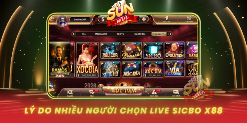 Live Sicbo X88 – Giữ Nhiệt Trải Nghiệm Giải Trí Đỉnh Cao 4 Ly Do Nhieu Nguoi Chon Live Sicbo X88