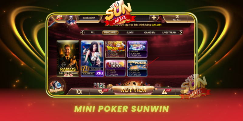 Mini Poker SUNWIN – Trải Nghiệm Giải Trí Đổi Thưởng Đỉnh Cao 1 Mini Poker Sunwin Trai Nghiem Giai Tri Doi Thuong Dinh Cao