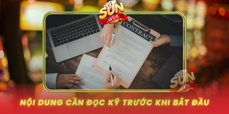 Noi Dung Can Doc Ky Truoc Khi Bat Dau