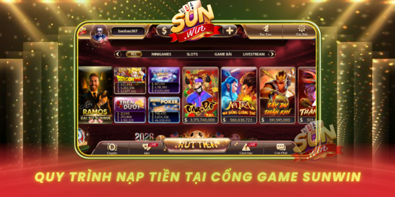 Hướng Dẫn Nạp Ví Điện Tử Nhanh Gọn Tại SUNWIN 4 Quy Trinh Nap Tien Tai Cong Game Sunwin