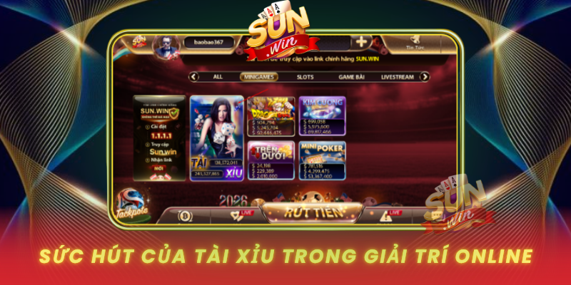 Tài Xỉu Tại SUNWIN - Trải Nghiệm Giải Trí Đầy Cuốn Hút 2 Suc Hut Cua Tai Xiu Trong Giai Tri Online