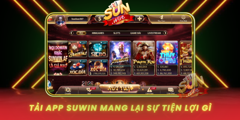 Tải App SUWIN – Trải Nghiệm Cổng Game Giải Trí Đỉnh Cao 2 Tai App Suwin Mang Lai Su Tien Loi Gi